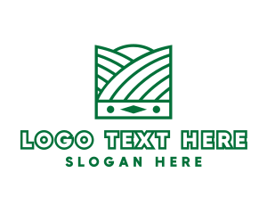 Green Crown - Green Turban Square logo design