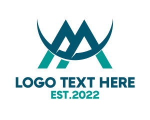 Multimedia - Letter M Multimedia Firm logo design
