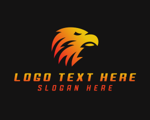 Gradient - Eagle Bird Animal logo design