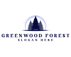 Nature Forest Tree logo design