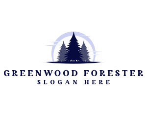 Nature Forest Tree logo design