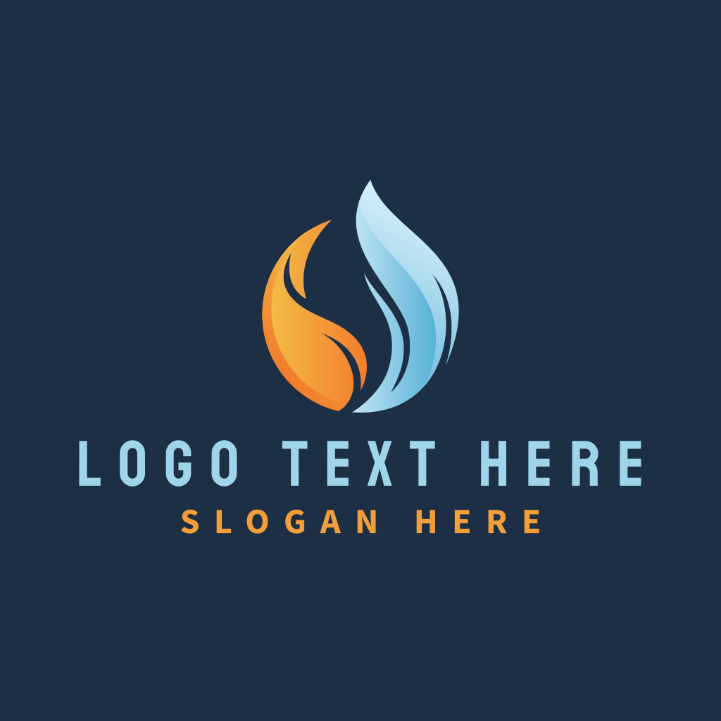 Heat Cold Gas Flame Logo | BrandCrowd Logo Maker