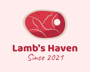 Lamb - Red Meat Cut logo design