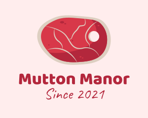 Mutton - Red Meat Cut logo design