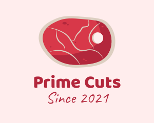 Meat - Red Meat Cut logo design