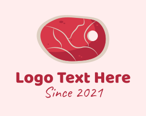 Beef - Red Meat Cut logo design
