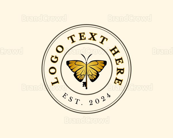 Butterfly Key Boutique Logo