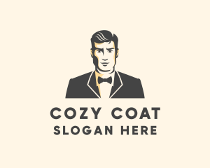 Coat - Handsome Man Fashion Tuxedo logo design