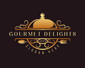 Deluxe Gourmet Restaurant logo design