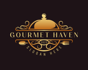 Deluxe Gourmet Restaurant logo design