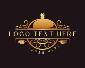 Food - Deluxe Gourmet Restaurant logo design
