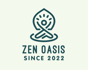 Wellness Zen Meditation logo design