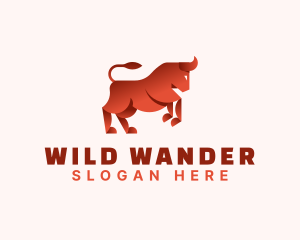 Wild Bull Animal logo design