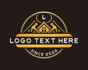 Lettermark - Home Renovation Hammer logo design