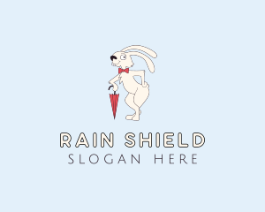 Umbrella - Bunny Rabbit Umbrella logo design