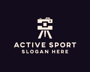 Dslr - Camera Tripod Photographer logo design