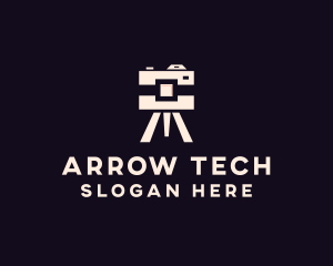 Camera Tripod Photographer logo design