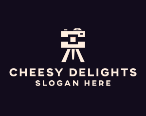 Camera Tripod Photographer logo design