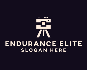 Camera Tripod Photographer logo design