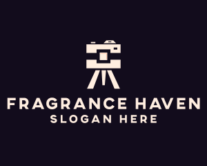 Camera Tripod Photographer logo design