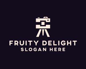 Camera Tripod Photographer logo design