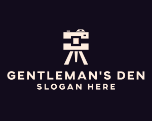 Camera Tripod Photographer logo design