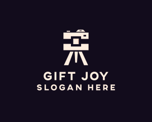 Camera Tripod Photographer logo design