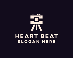 Camera Tripod Photographer logo design