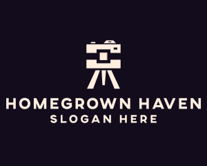 Picture - Camera Tripod Photographer logo design