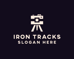 Camera Tripod Photographer logo design