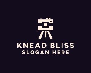 Camera Tripod Photographer logo design