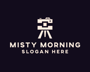 Camera Tripod Photographer logo design