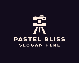 Camera Tripod Photographer logo design