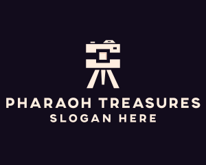 Camera Tripod Photographer logo design