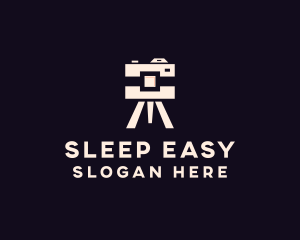 Camera Tripod Photographer logo design