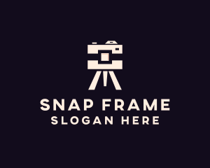 Picture - Camera Tripod Photographer logo design