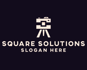 Camera Tripod Photographer logo design