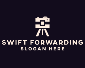 Camera Tripod Photographer logo design