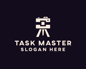 Camera Tripod Photographer logo design