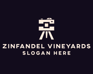 Camera Tripod Photographer logo design