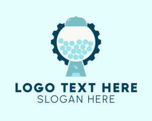 Automated - Bubblegum Gear Vending logo design
