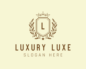 Luxury Crown Crest logo design