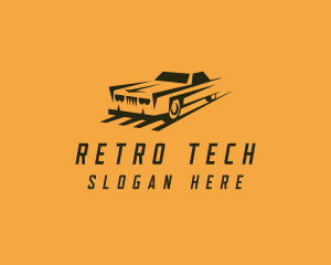 Retro Car Auto Detailing logo design