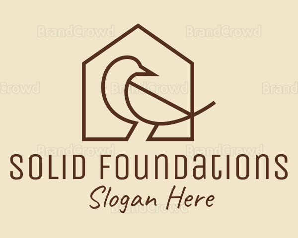 Brown Bird House Logo