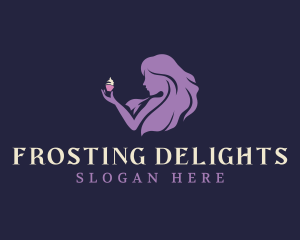 Frosting - Sweet Cupcake Lady logo design