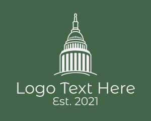 Columns - White House Capitol logo design