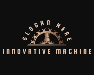 Industrial Cutting Machine logo design