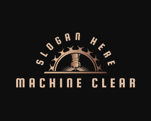 Industrial Cutting Machine logo design