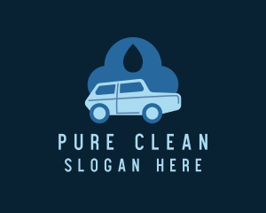 Automotive Cleaning Drop logo design