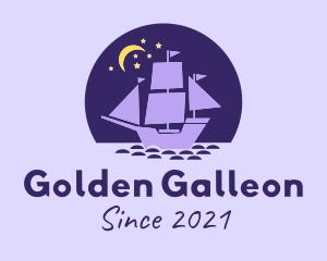 Galleon Ocean Night logo design